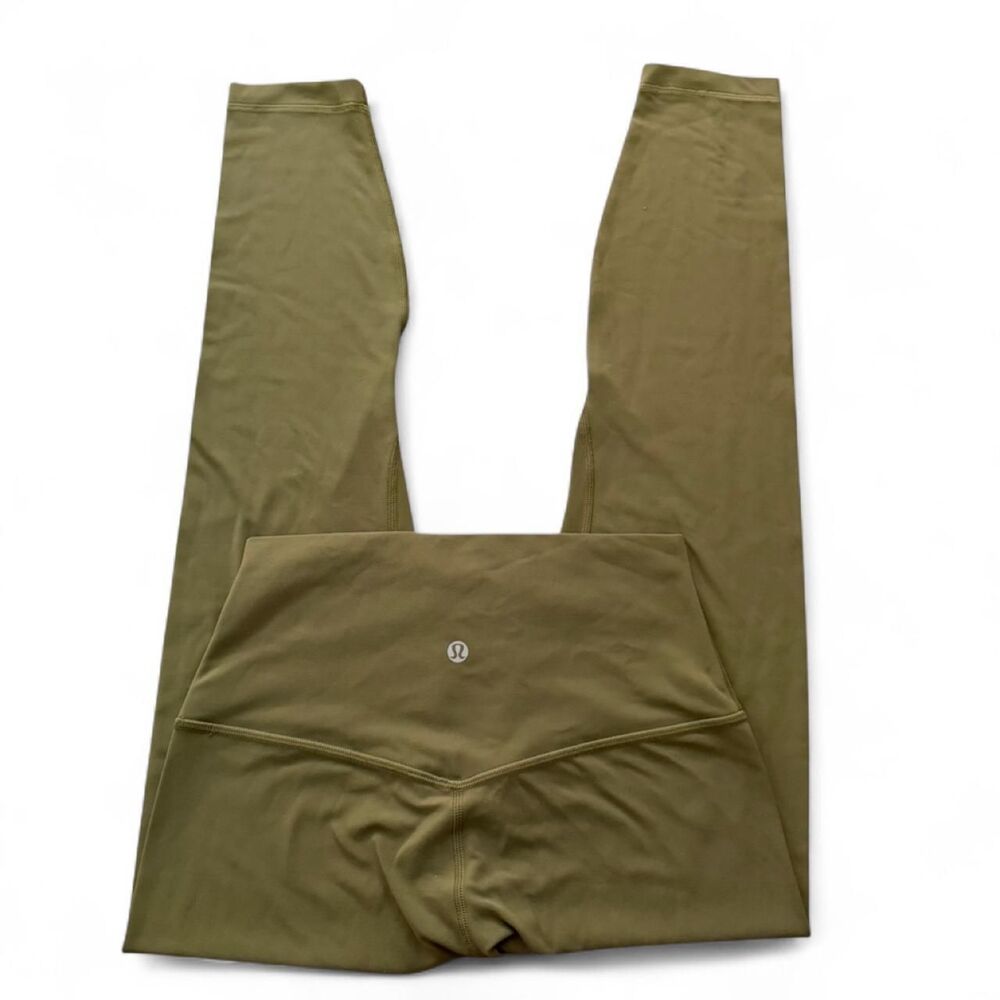 Lululemon Women's Green and Khaki Leggings